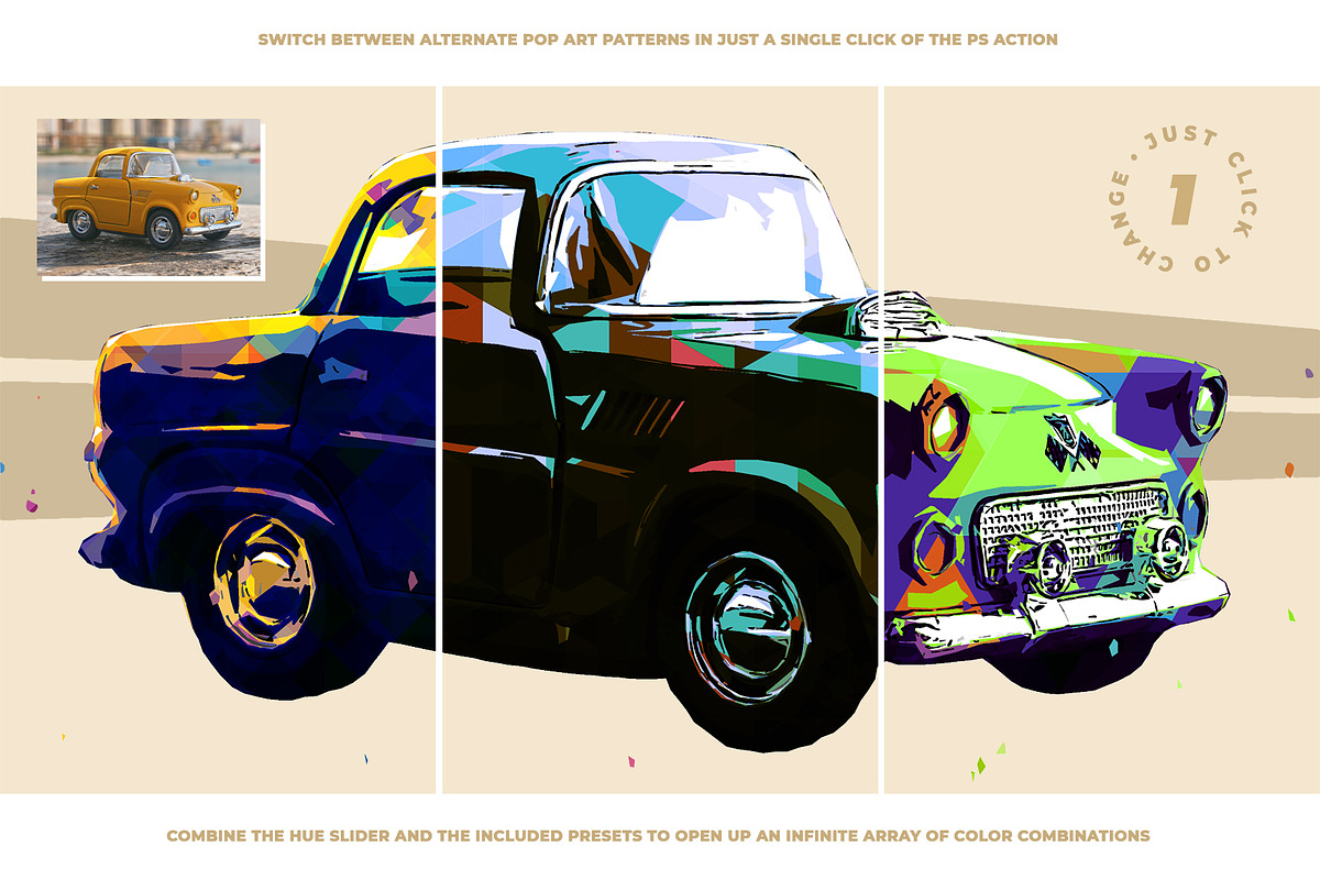 Pop Art PS Action, an Action Add-On by IndWorks Design (Photo 5 of 10)