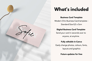 Feminine Business Card Template