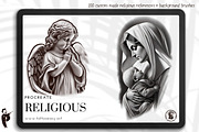 Procreate - Religious, a Brush Add-On by Studio.Valhalla (Thumbnail 2 of 9)