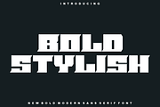 Bold Stylish - Font, a Sans Serif Font by artchiles_design (Thumbnail 1 of 5)
