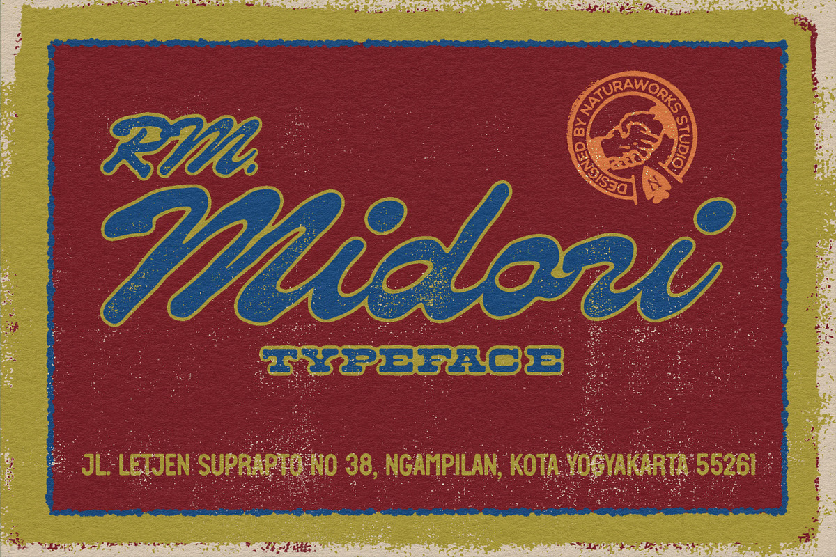 RM MIDORI TYPEFACE, a Script Font by Naturaworks Creative (Photo 1 of 5)