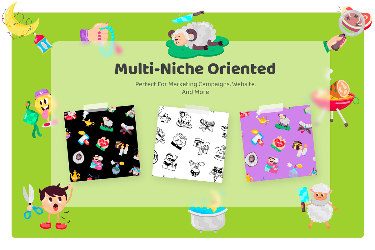 Animated Eid-ul-Adha Stickers, an Emoji Icon by Vectors Market (Photo 4 of 7)