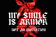Gravenorth - Gothic Blackletter, a Blackletter Font by Indotype Foundry (Thumbnail 5 of 10)