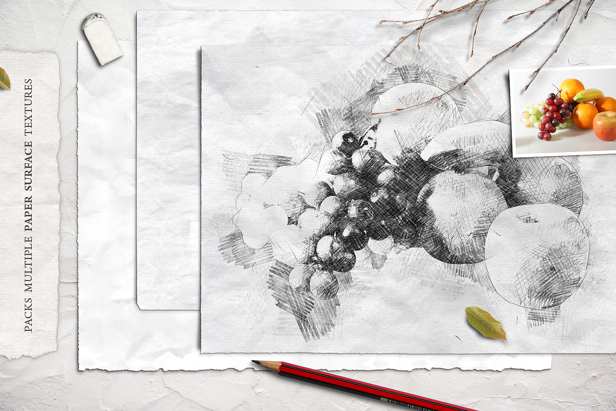 Pencil Sketch PS Action, an Action Add-On by IndWorks Design (Photo 5 of 10)