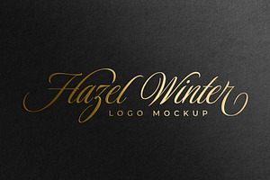 Embossed Gold Foil Logo Mockup, a Product Mockup by Smart Works