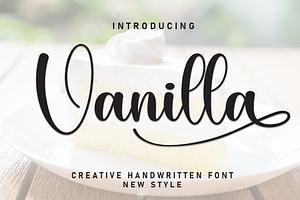 Vanilla Script Font