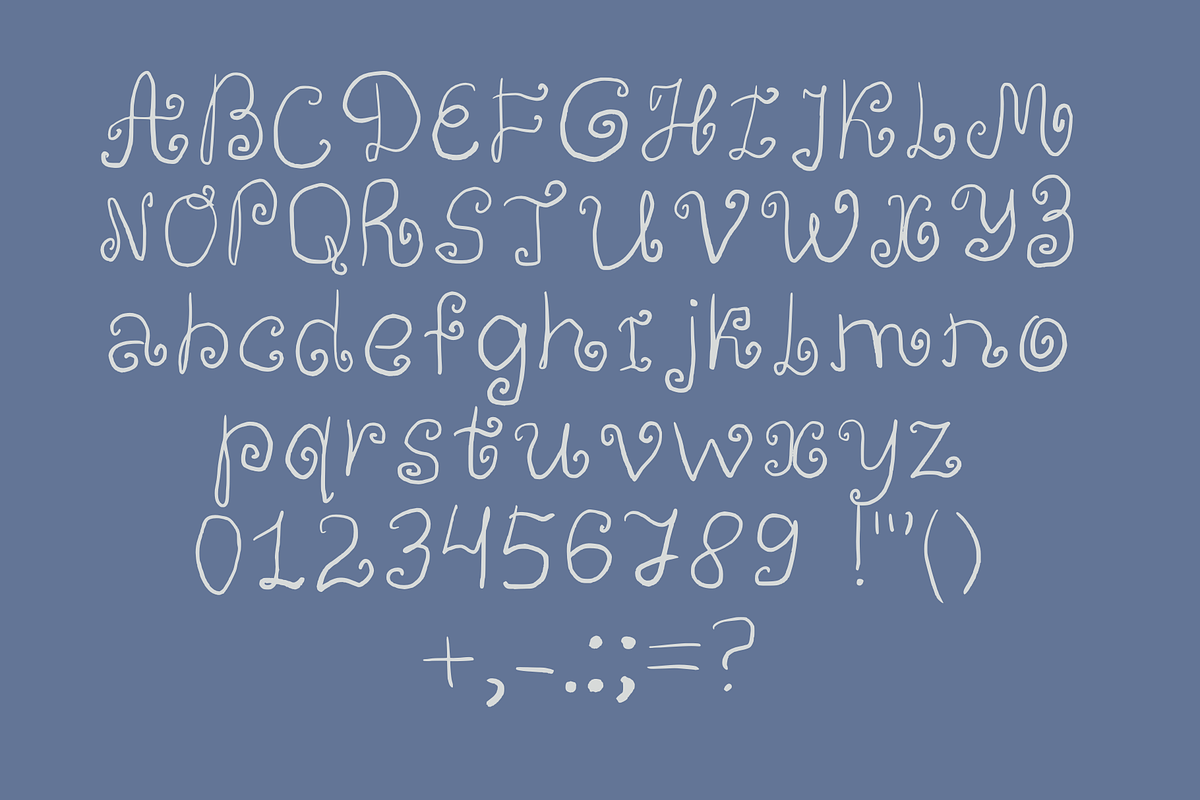 Galine - whimsy magical swirl font, a Handwritten Font by Ashiya Pixel (Photo 7 of 7)
