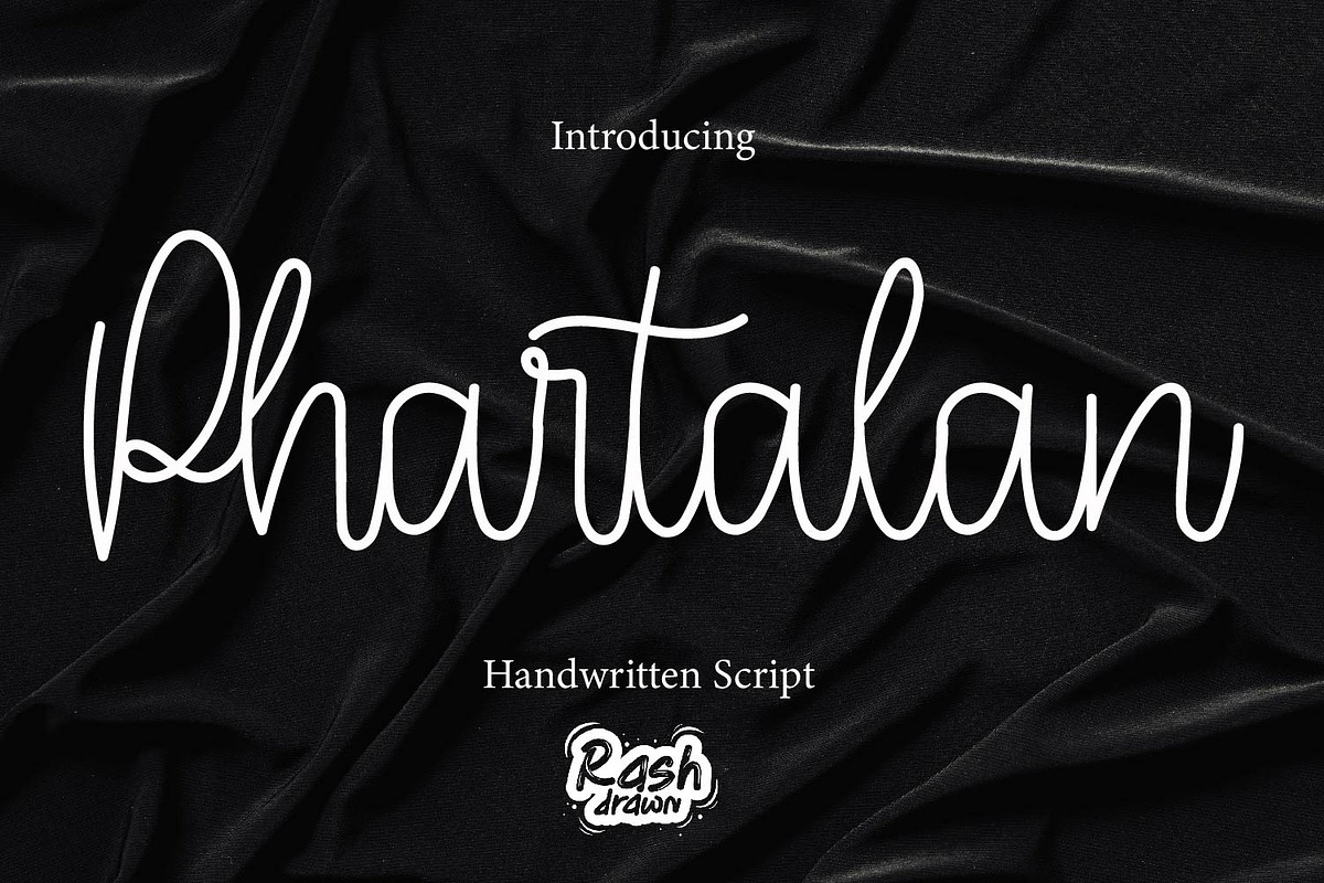 Phartalan, a Font by Rashdrawn (Photo 1 of 4)