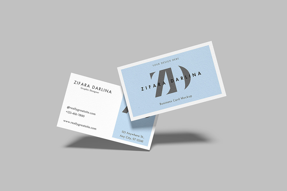 Business Card Mockup, a Product Mockup by ZifaraDesign (Photo 5 of 11)
