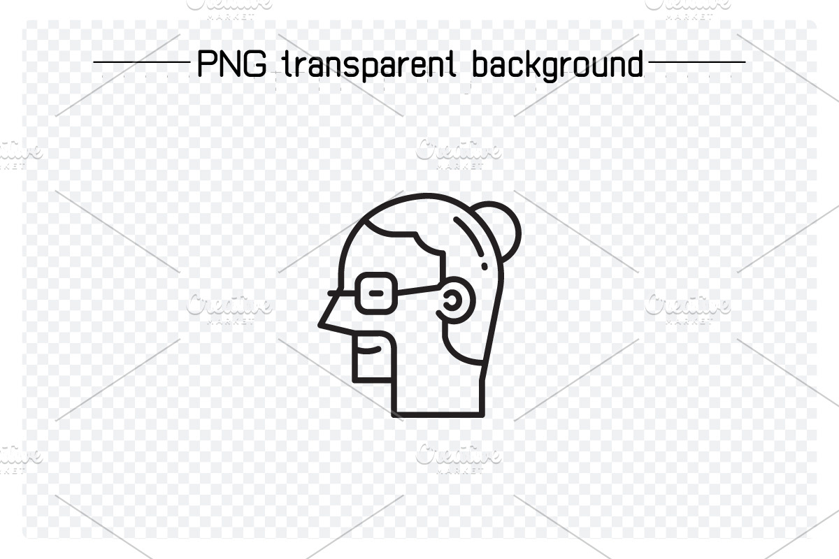 Human Head Avatars Set, a Person Illustration by Designfour (Photo 6 of 7)