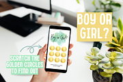 Girl Gender Reveal Scratch Card, an App Template by SunshineStudioBoutique (Thumbnail 7 of 9)