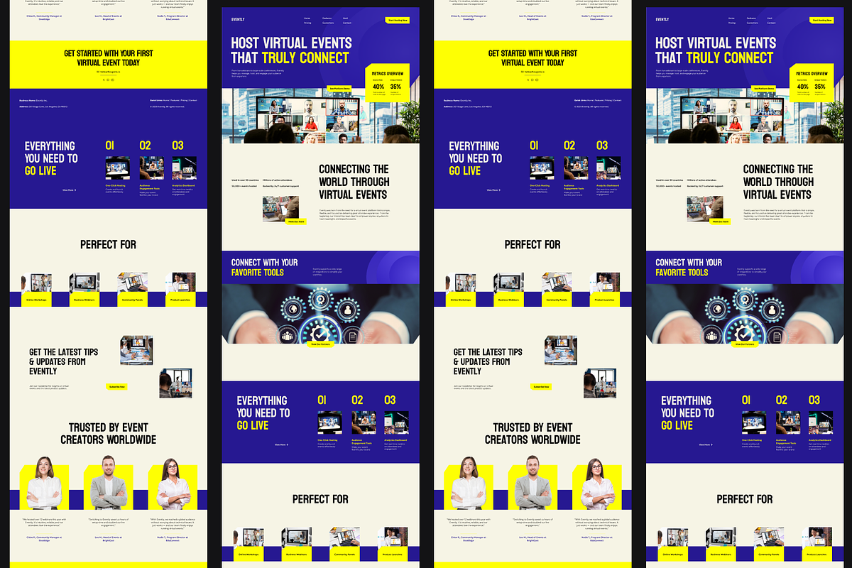 Webinar & Virtual Event Landing Page preview 5