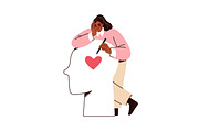 Mental health care concept set, a Person Illustration by Good Studio (Thumbnail 10 of 14)