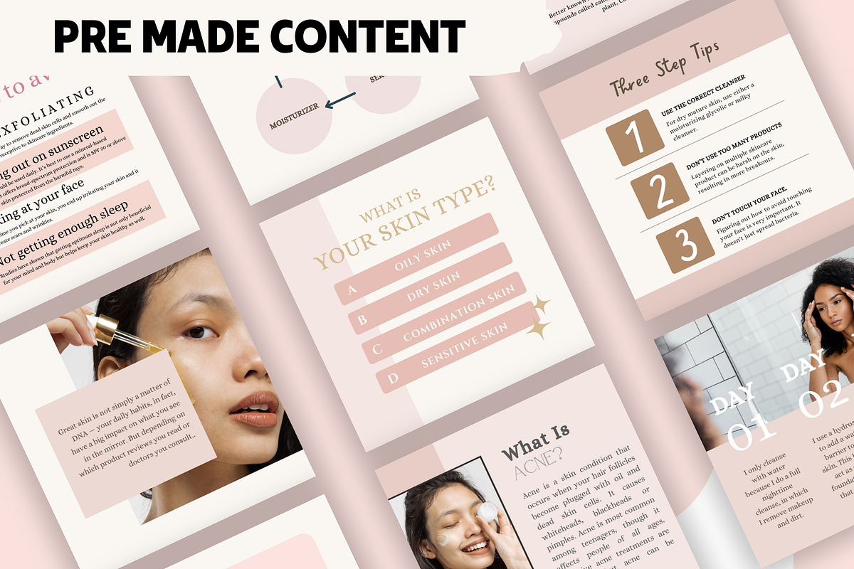 Skincare Instagram Template, a Social Media Template by EliteMatidi (Photo 8 of 8)