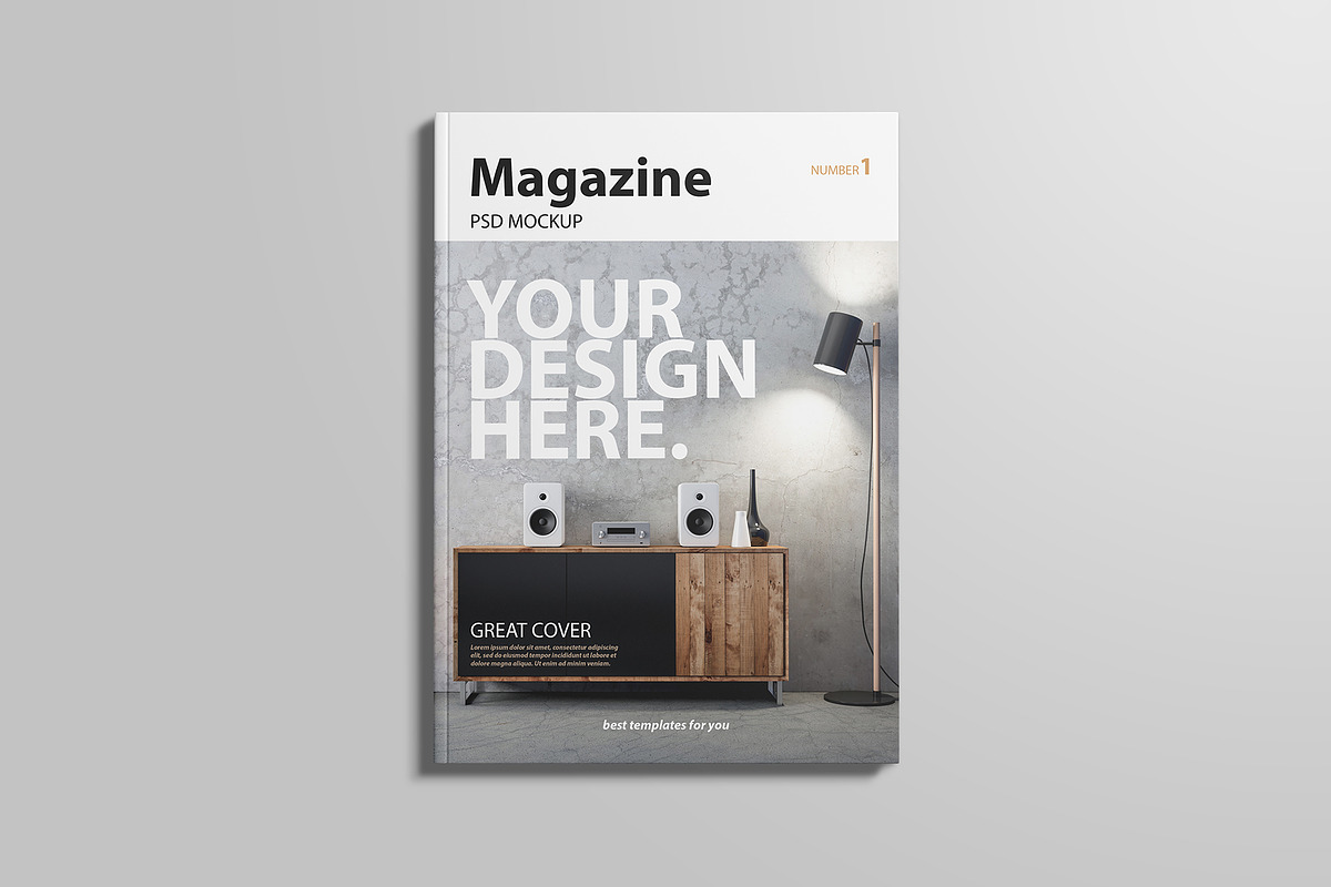 A4 Magazine Mockups PSD, a Books & Magazine Mockup by GreatFruit (Photo 6 of 13)