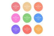 Set of Vector Colorful Banners, a Decorative Illustration by FineArtStudio (Thumbnail 1 of 3)