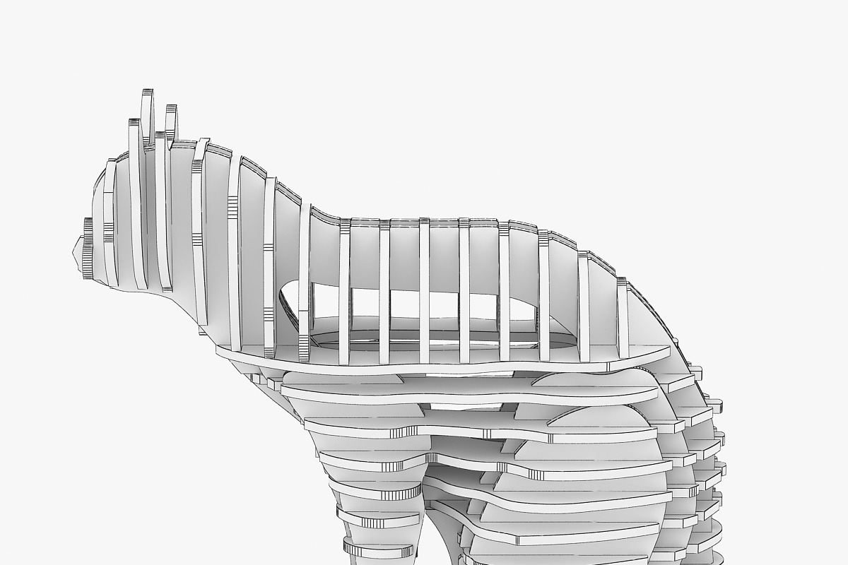 3D Jigsaw Puzzle Cat1, a Furniture 3D Model by akerStudio (Photo 4 of 23)