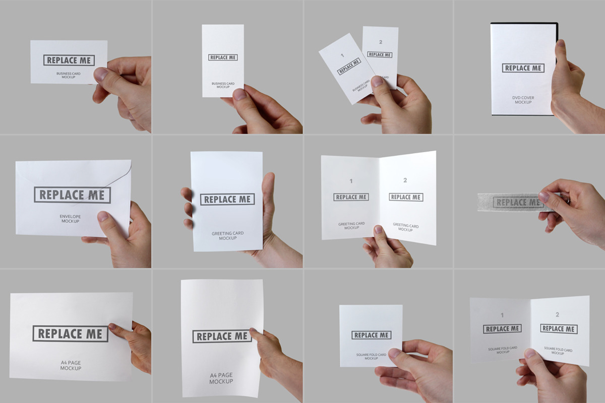Handheld Print Mockups, a Print Template by h3design (Photo 2 of 6)