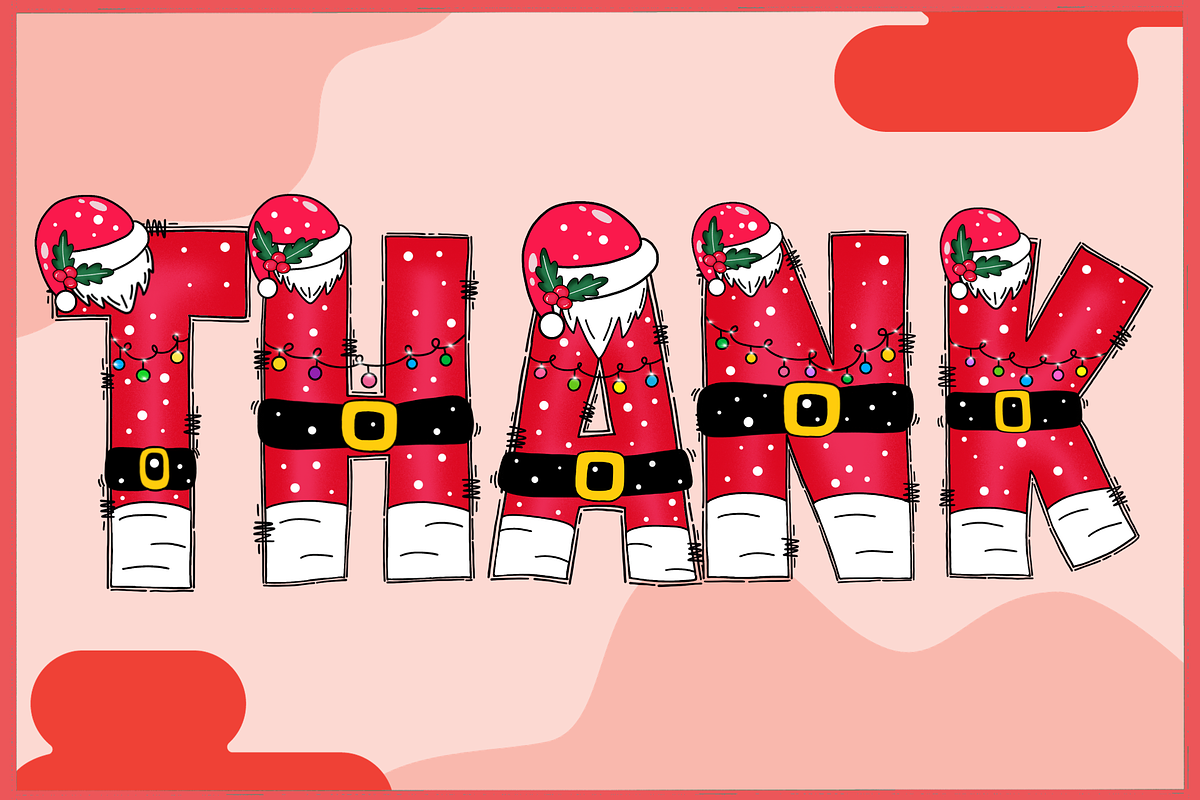 Santa cute-PNG fonts, a Symbol Font by It me digital art (Photo 7 of 7)