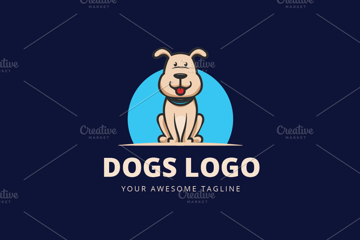Dog Mascot Characters, a Branding & Logo Template by lineandcircle (Photo 3 of 5)