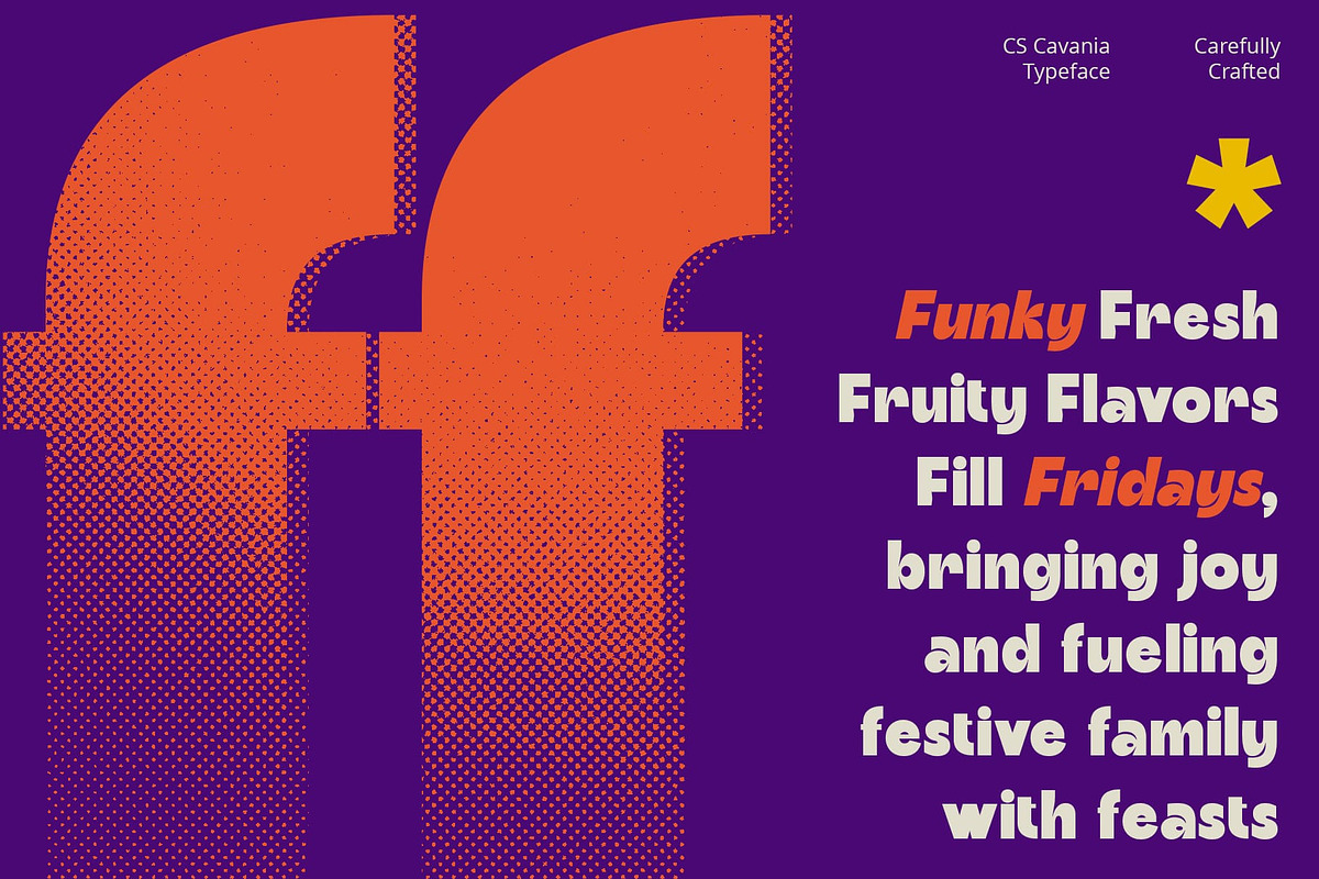 CS Cavania – Bold Font, a Sans Serif Font by Craft Supply Co. (Photo 2 of 8)