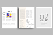 Minimalist E-book Layout, an UI Kit Template by ContestDesign (Thumbnail 3 of 6)