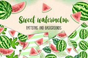 Sweet Watermelon Design Kit, a Food Illustration by Artspace (Thumbnail 1 of 4)