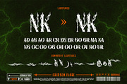 Crimson Flare Typeface, a Serif Font by alit design (Thumbnail 14 of 20)