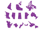 Canada Provinces Territories Clipart, an Illustration by SugarPickle Clip Art (Thumbnail 2 of 11)