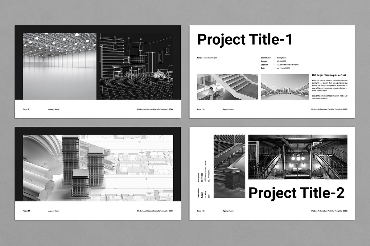 Architecture Portfolio Presentation, a Presentation Template by E-Type (Photo 4 of 6)