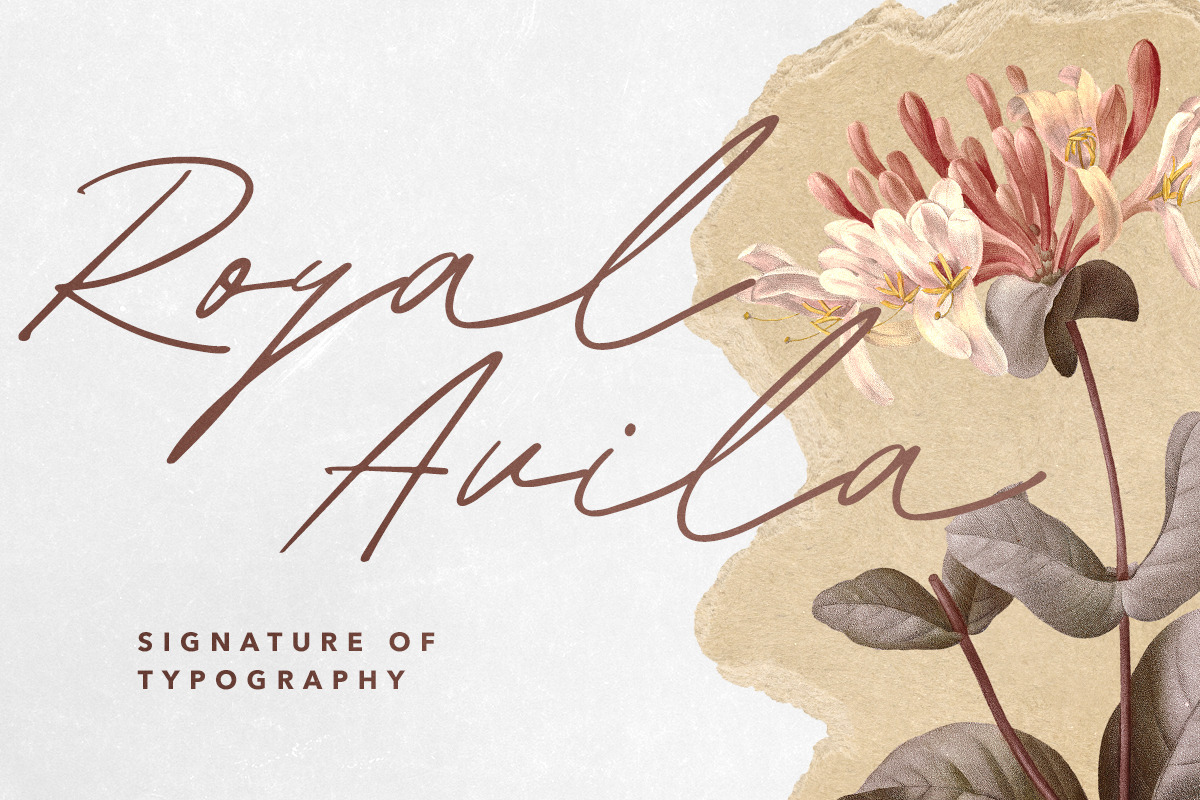 Diana William - Elegant Signature, a Script Font by Bale Type (Photo 7 of 10)