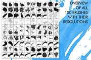 100 Messy Photoshop Brushes, a Brush Add-On by ateliervonau (Thumbnail 6 of 6)