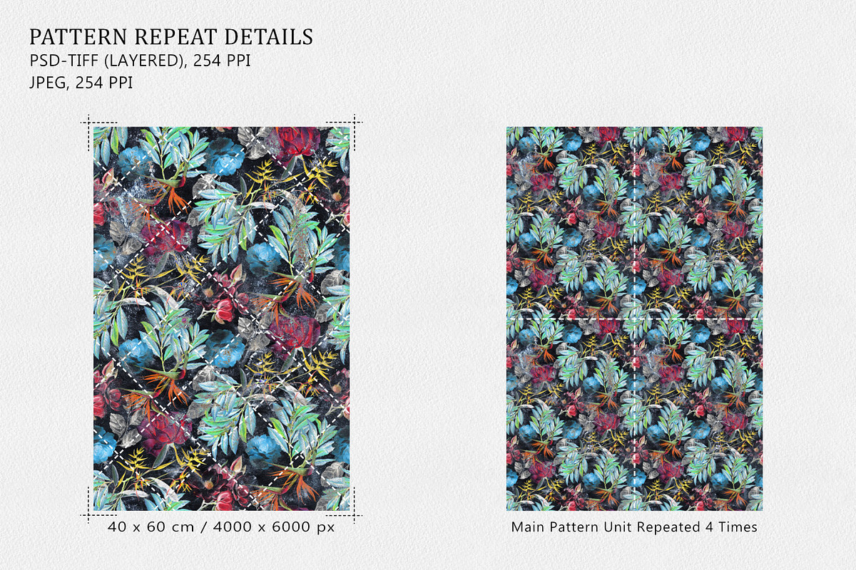 Floral Pattern Design, a Wallpaper Graphic by Gullenda (Photo 2 of 6)