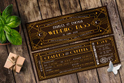 TICKET WEDDING INVITATION, an Invitation Template by Totem Invitation House (Thumbnail 2 of 4)