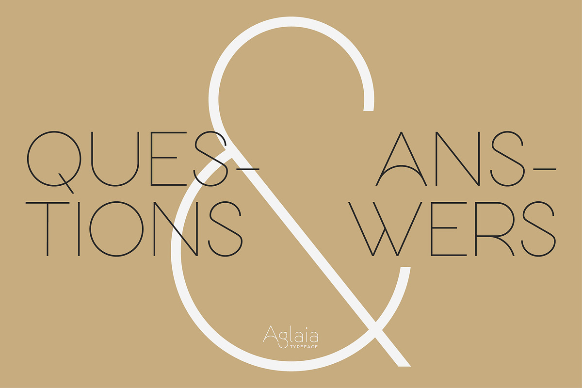 Aglaia Hairline • An Elegant Font preview 8