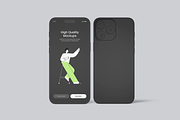 iPhone 16 Clay Mockup, an iPhone Mockup by Mockupdaddy (Thumbnail 15 of 16)