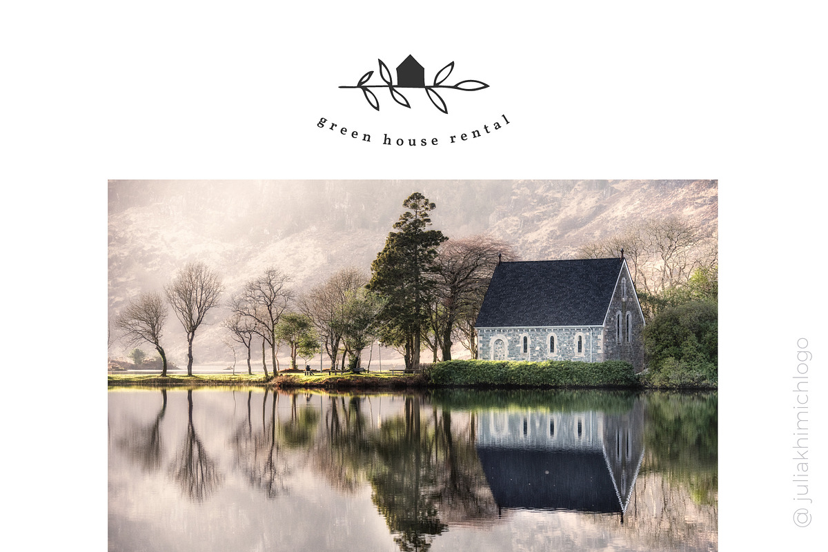 Logo Pack Volume 13. Cottage Rentals, a Branding & Logo Template by Mint Air Studio (Photo 3 of 21)