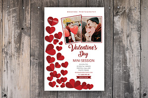 Valentines Day Mini Session Card