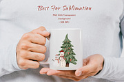 Christmas Pine Trees Ornament PNG, a Decorative Illustration by Rabbit Heart (Thumbnail 6 of 11)