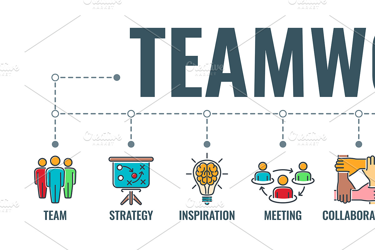 Partnership and Business Teamwork, an Education Illustration by TAlex (Photo 6 of 6)