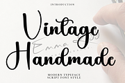 Vintage Handmade, a Handwritten Font by FreshTypeINK (Thumbnail 1 of 7)