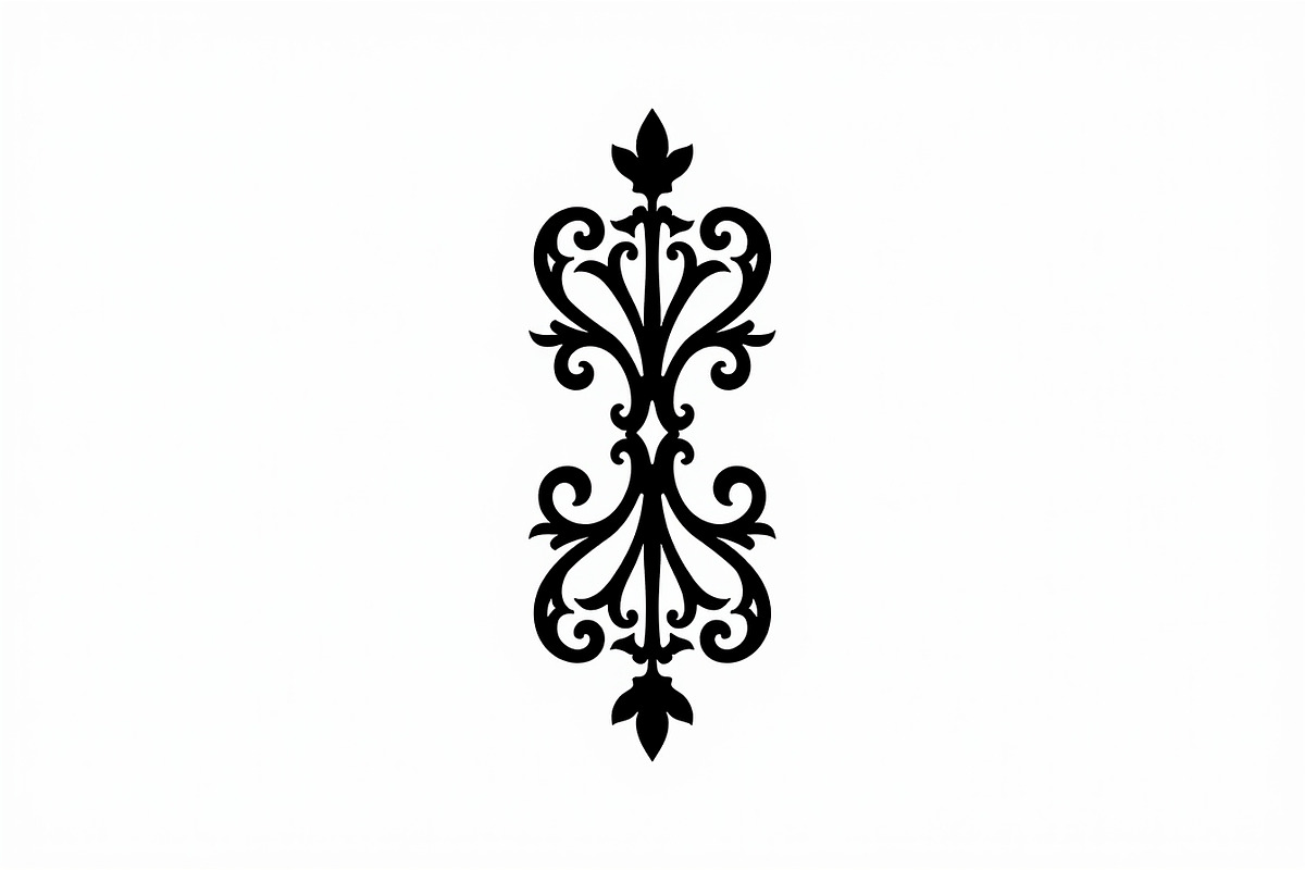 Retro Ornament Vector Silhouette Bun, an Illustration by jahid234 (Photo 6 of 9)