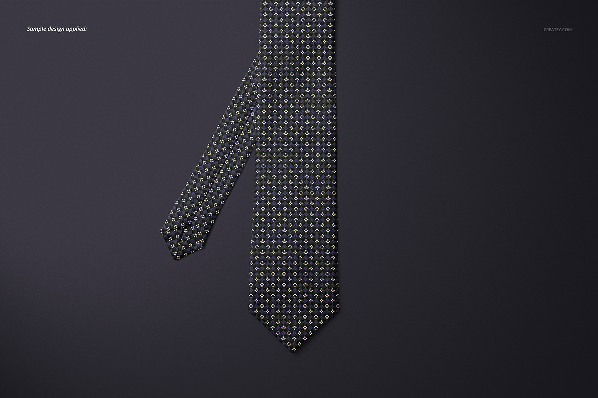 Gentelman Pack v.1: Tie Mockup Set, a Shirt Mockup by creatsy5 (Photo 7 of 15)