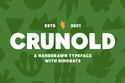 Crunold Font, a Sans Serif Font by trustha (Thumbnail 1 of 12)