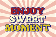 Hippie Bright Display Font, a Handwritten Font by Authentic Studio (Thumbnail 5 of 6)