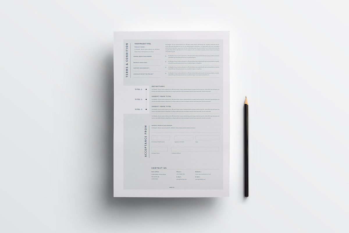 Proposal | Canva MS Word & Indesign, a Stationery Template by obayes (Photo 5 of 5)