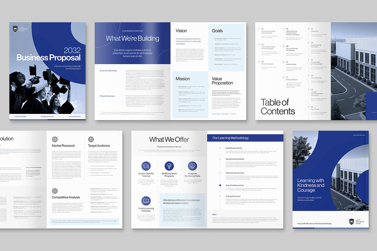 Proposal Template, a Brochure Template by BrandPacks (Photo 2 of 6)