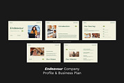 Cream Green Modern Company Profile, a Presentation Template by Claymoon Lab (Thumbnail 2 of 4)