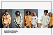 Hoodie Apparel Mockup Set, a Hoody Mockup by Mego-studio (Thumbnail 5 of 10)