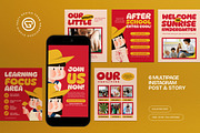 Education Instagram Set, a Social Media Template by graphicook (Thumbnail 1 of 3)